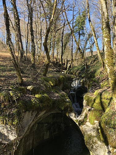 Pont des Tines (natural arch)