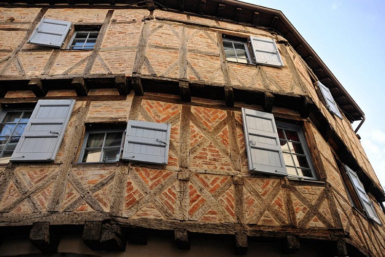 Old parts of Bourg-en-Bresse