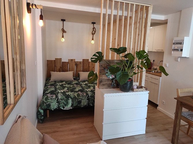 Espace chambre salon l'Escapade