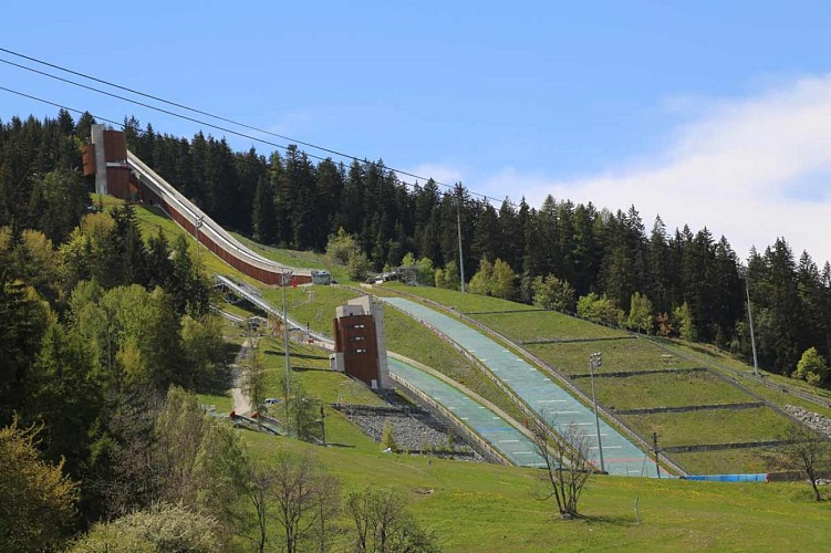 THE OLYMPIC SKI JUMPING VENUE