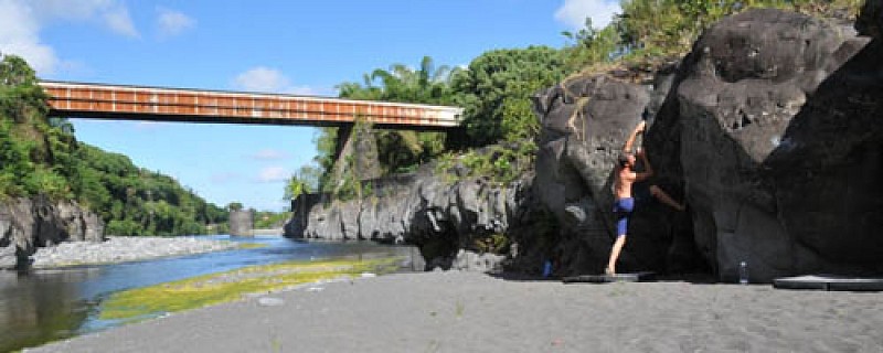 entrée de salazie, pont de la rivière du Mat