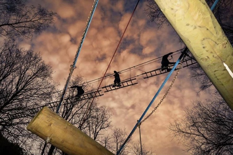 Fort Aventure - échelles suspendues