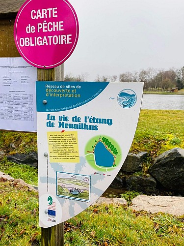 Plan d'eau de La Croisille sur Briance