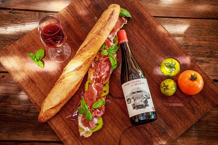 Casse-croûte par MARIS_Red_Food pairing- grand café occitan
