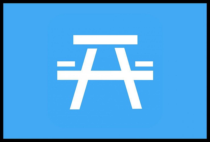 Aire de pique-nique face à la Meije