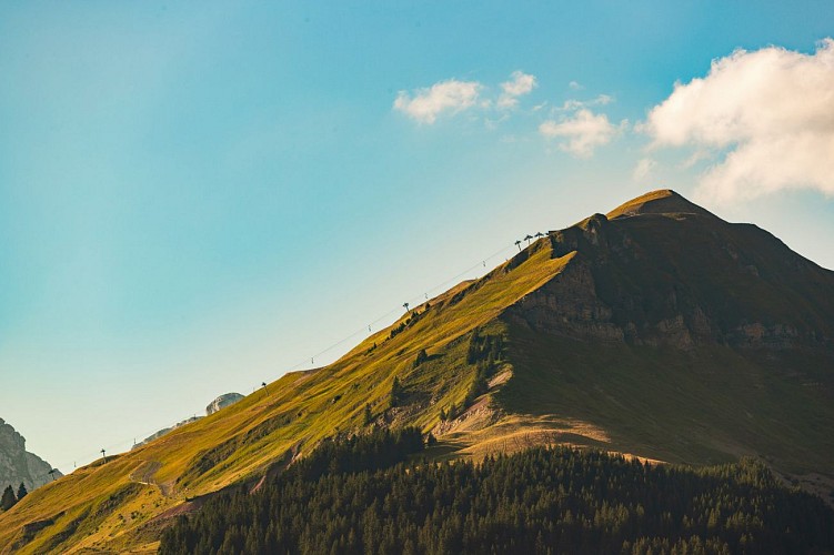 Summer ski lifts