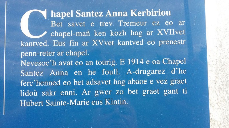 Chapelle Sainte Anne