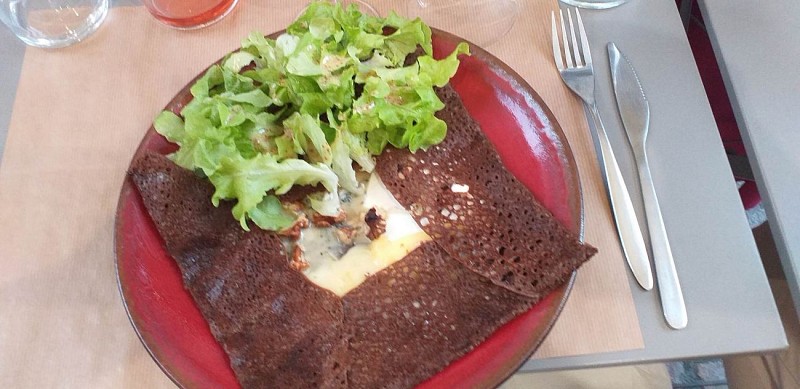 Restaurant Tandem - Pau - galette salée salade