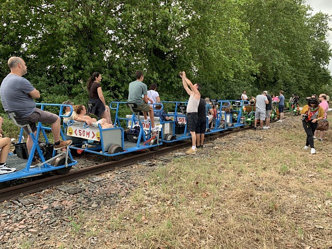 velo rail lac lenclas