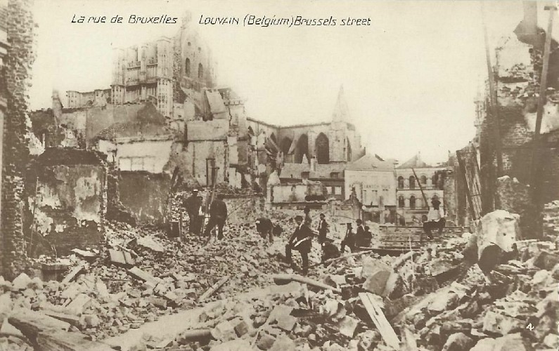 Brusselse Straat - Leuven +/- 1918