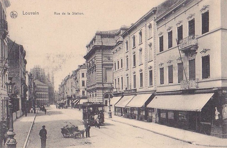 rue de la Station - Leuven +/- 1920