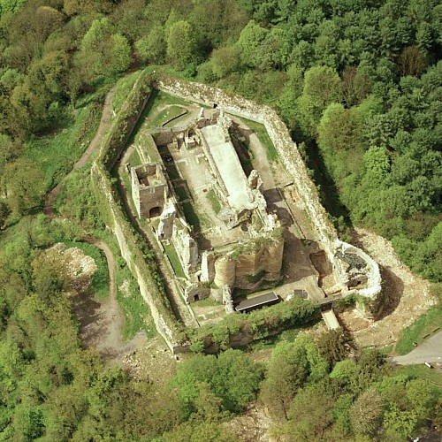Les ruines du château fort de Franchimont