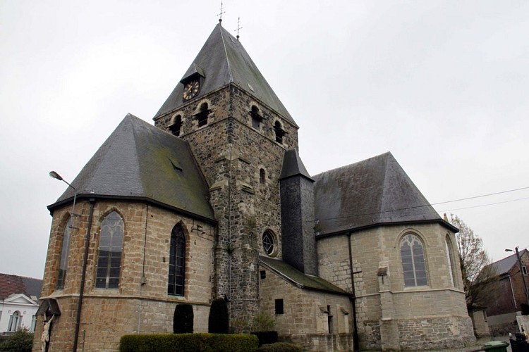 Die Kirche Saint-Martin de Deux-Acren 