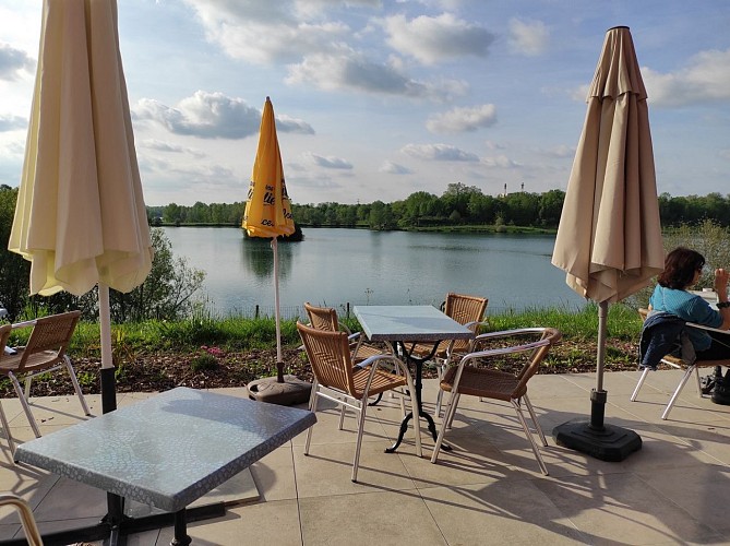 Restaurant La Maison des Lacs - Laroin - vue lac