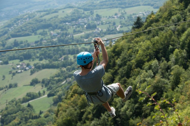 Treetop adventure park "Acrofort" de Tamié
