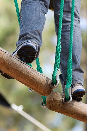 Treetop adventure park "Acrofort" de Tamié