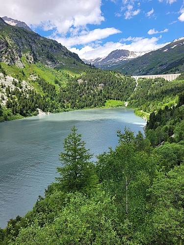 Lac de Plan d'Aval en Savoie - Alpes Vanoise à Aussois