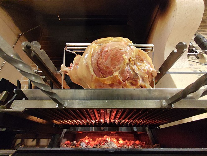Jambon à la broche
