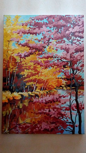 artiste-sennely-jackie-ernest-bourdin-peinture-forêt