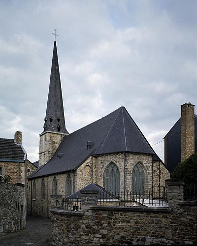 De kerk van Saint-Mengold