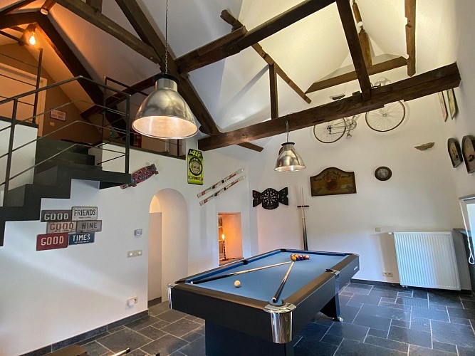 Le héron salle de jeux