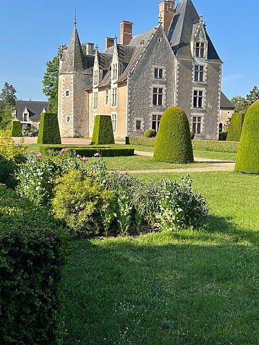Jardin du château de Lorrière_Dissé sous le Lude