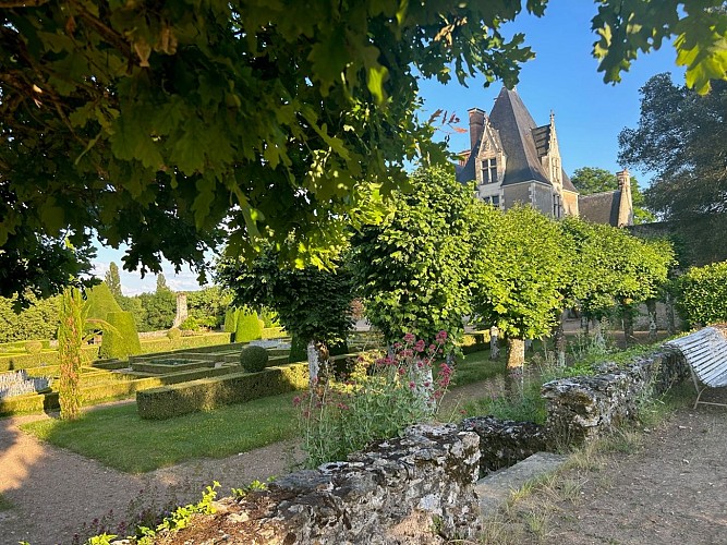 Jardin du château de Lorrière_Dissé sous le Lude