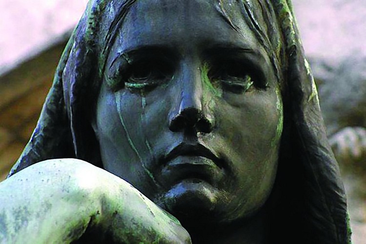 La Pleureuse de Verlet - Tombe de Léon Bollée - Cimetière Sainte-Croix © Ouest-France