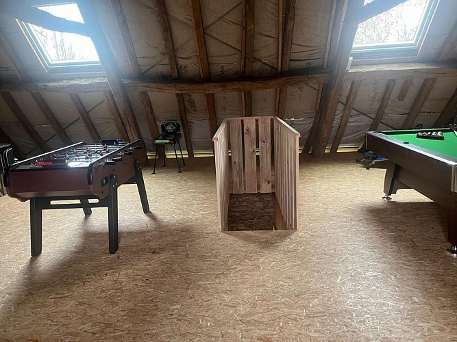 Le Paradis de Caux à Magnac Bourg en Haute-Vienne (Nouvelle Aquitaine) - salle de jeux_3