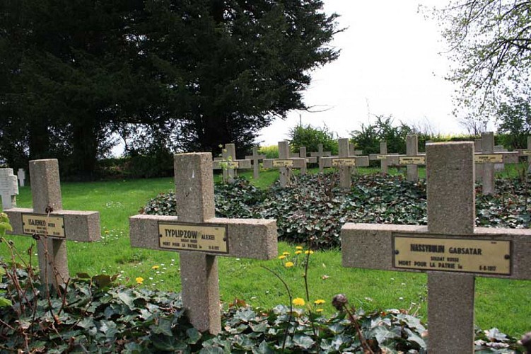 Der internationale Friedhof von Le Cateau