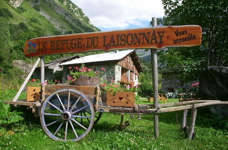 Restaurant der Berghütte Le Laisonnay