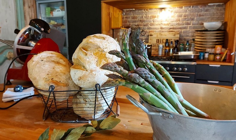 Le Bistrot du Moulin castral - asperges