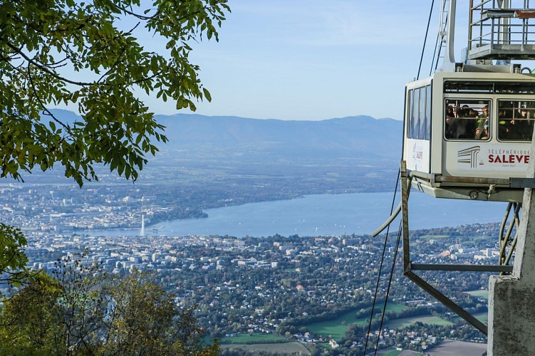 Viewpoint from the Salève cable car