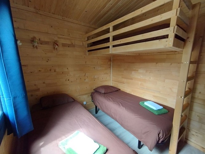 Chalet Ecureuil, chambre 3 lits