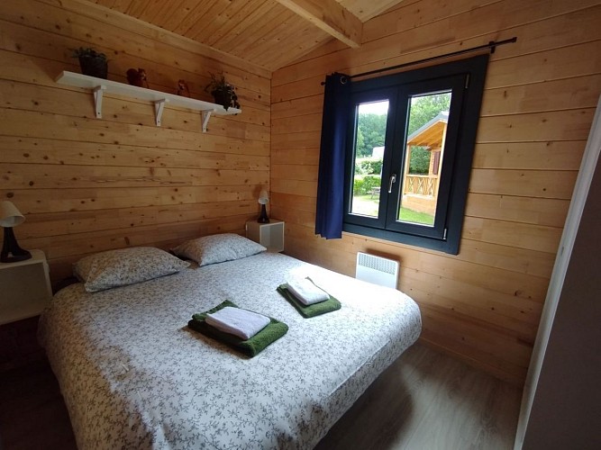 Chalet Ecureuil, chambre lit double