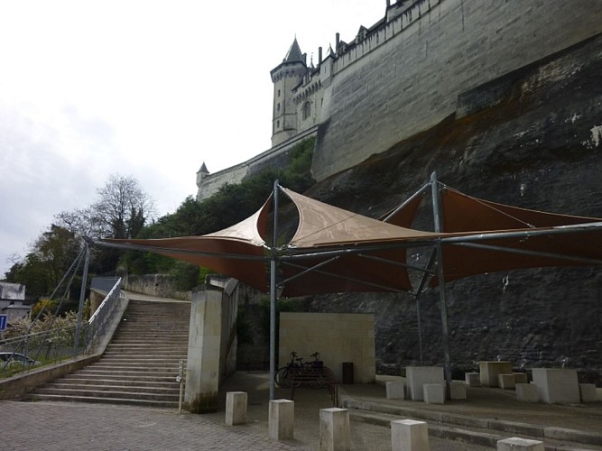 Aire de pique-nique rue Fourrier à Saumur