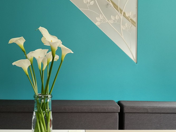 Le nid qui danse - détail du salon 