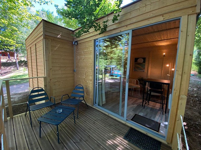 CHALET DUO CLAIR DE LUNE - TERRASSE