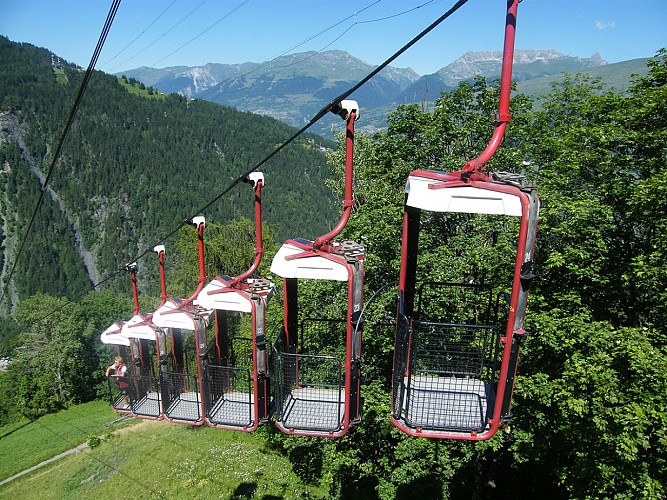 Open-air gondola Lonzagne