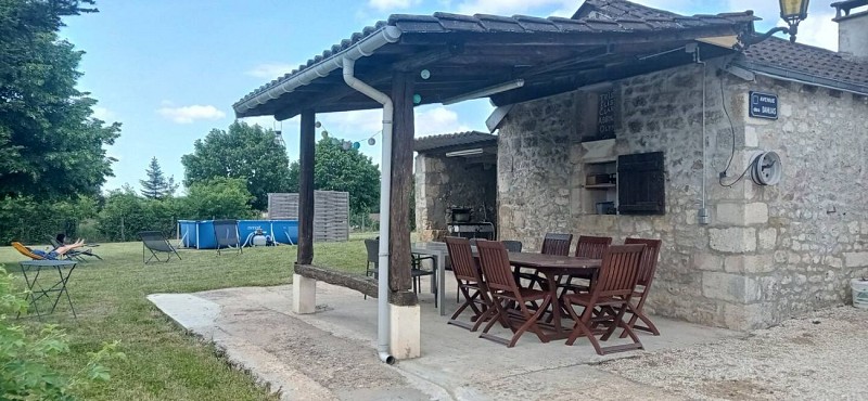 terrasse et piscine