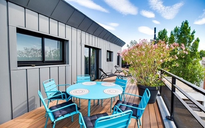 terrase côté chambre partarrieu