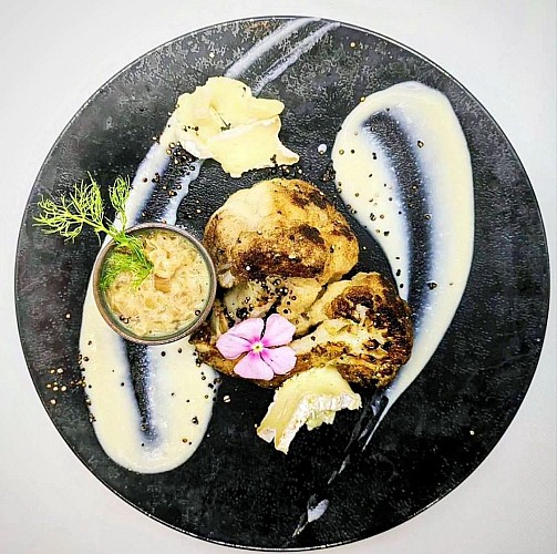 Plat végé - Choufleur roti