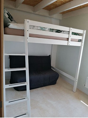 Lit superposé double avec canapé BZ de 140