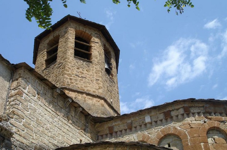 Chevet de l'église d'Ispagnac