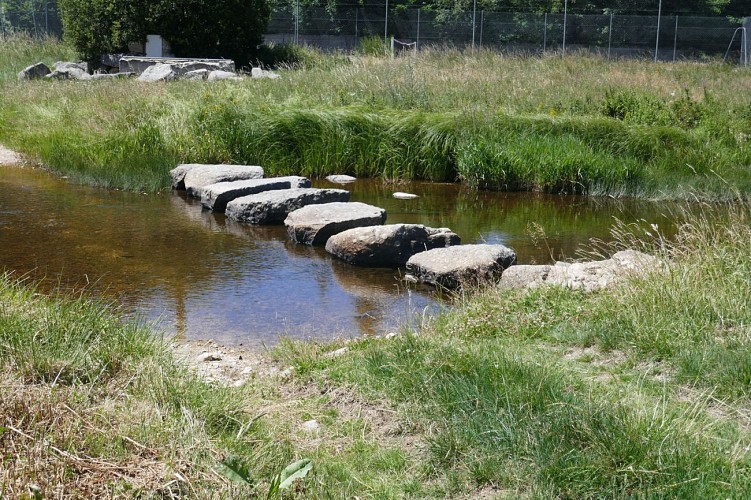 Passage de gué aménagé