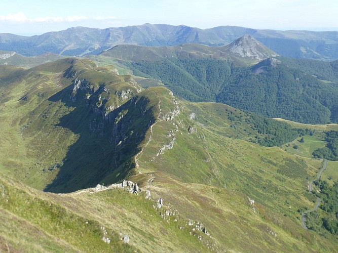 Vue panoramique au Puy Mary