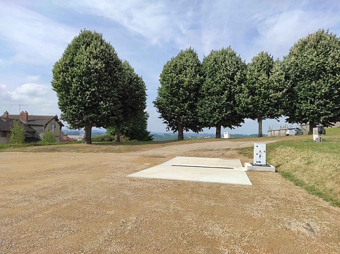 Aire de services de camping-car