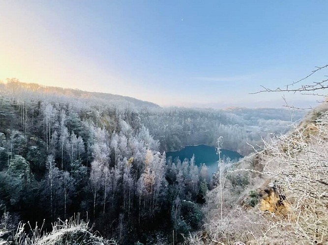 Carrière Floreffe - Hiver - Jean-Pol Mignon