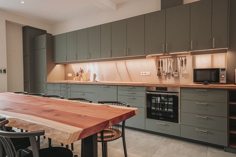 Keuken van Gîte de l'Aronde in Viroinval