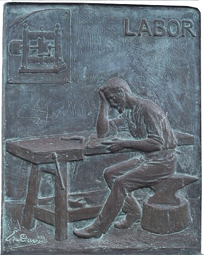 La fontaine Saint-Gérard et le monument Zénobe Gramme